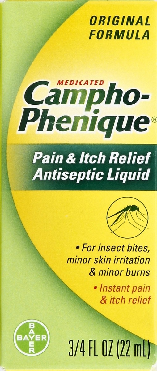 slide 2 of 4, Campho-Phenique Medicated Pain & Itch Relief Antiseptic Liquid, 0.75 fl oz