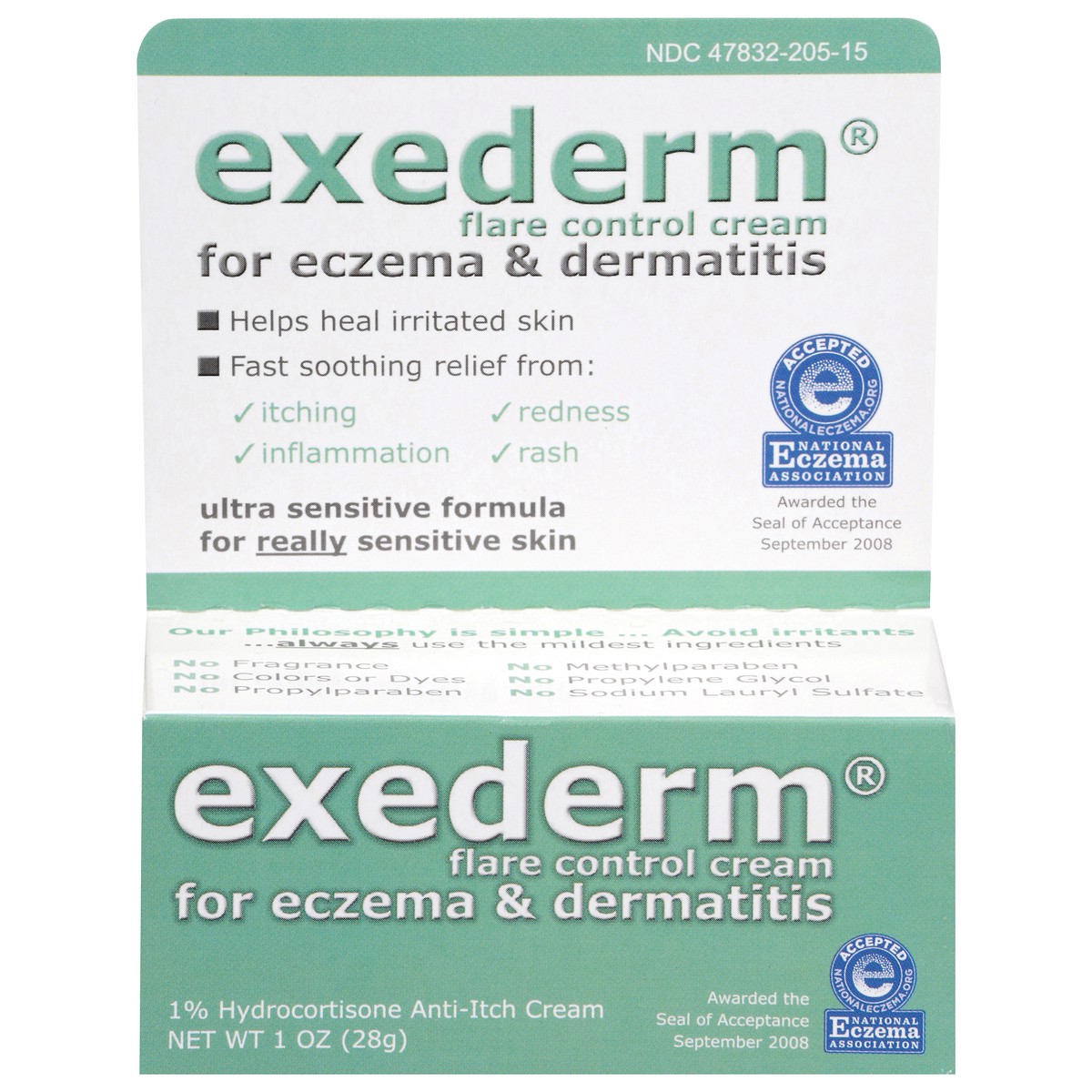 slide 1 of 9, Exederm Flare Control Cream for Eczema & Dermatitis 1 oz, 1 oz