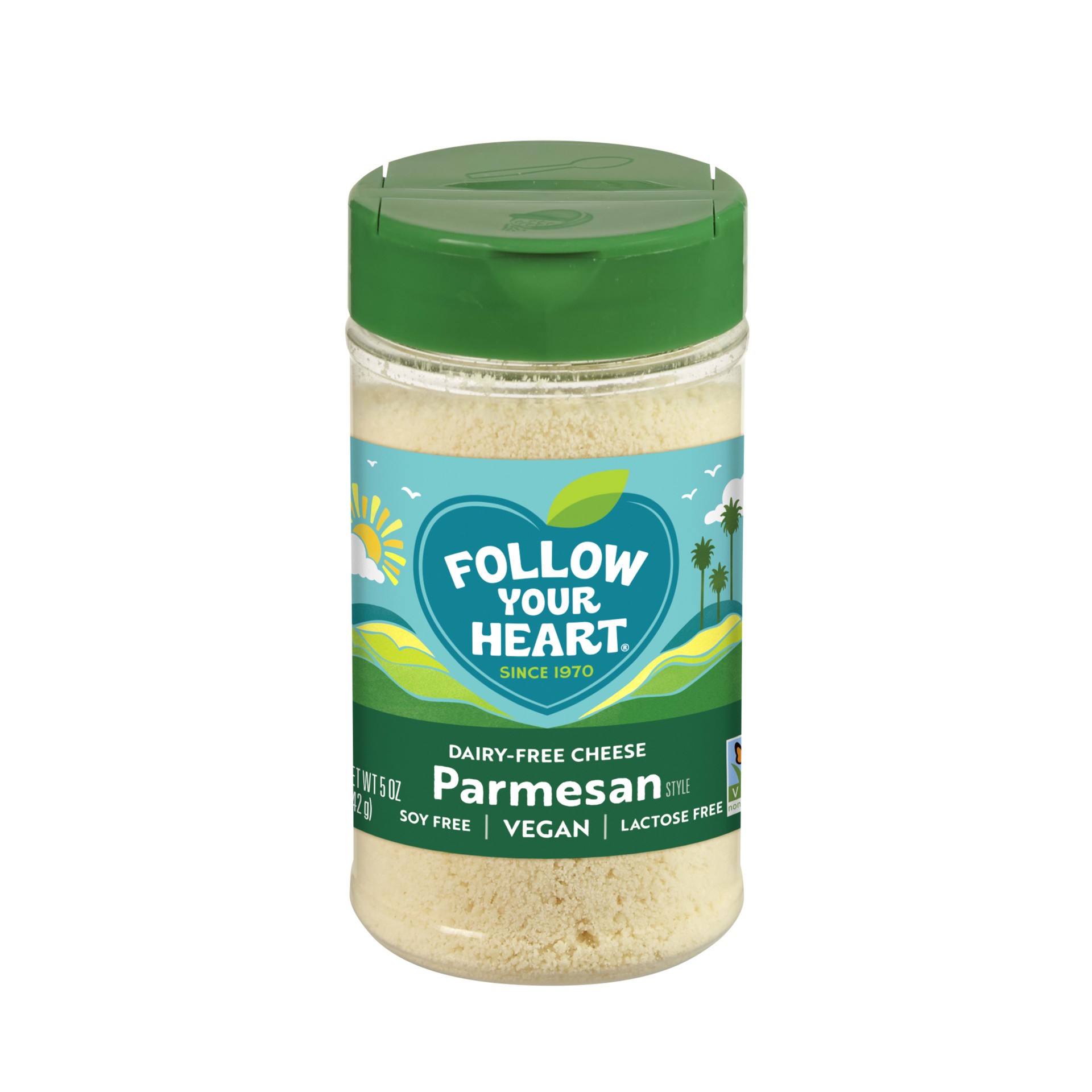 slide 1 of 5, Follow Your Heart Parmesan Grates Vegan Cheese, 5 oz