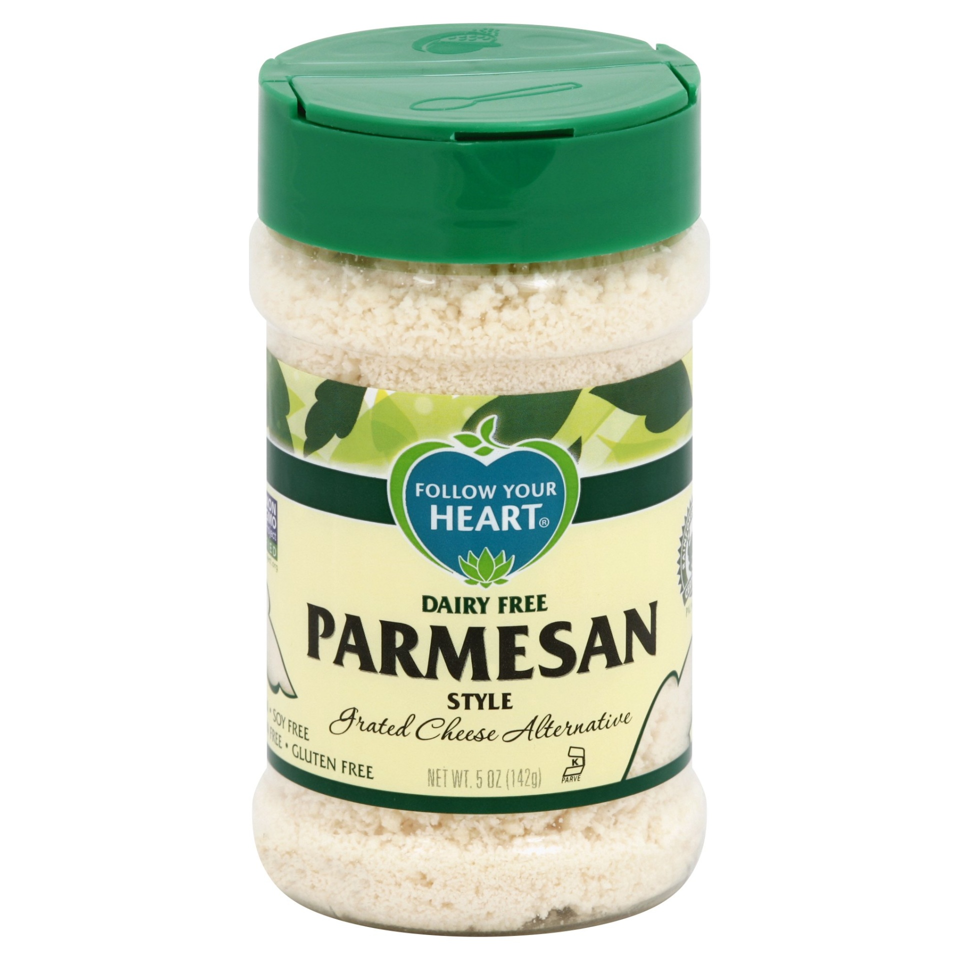 slide 1 of 1, Follow Your Heart Cheese Alternative Parmesan Style Grated, 5 oz