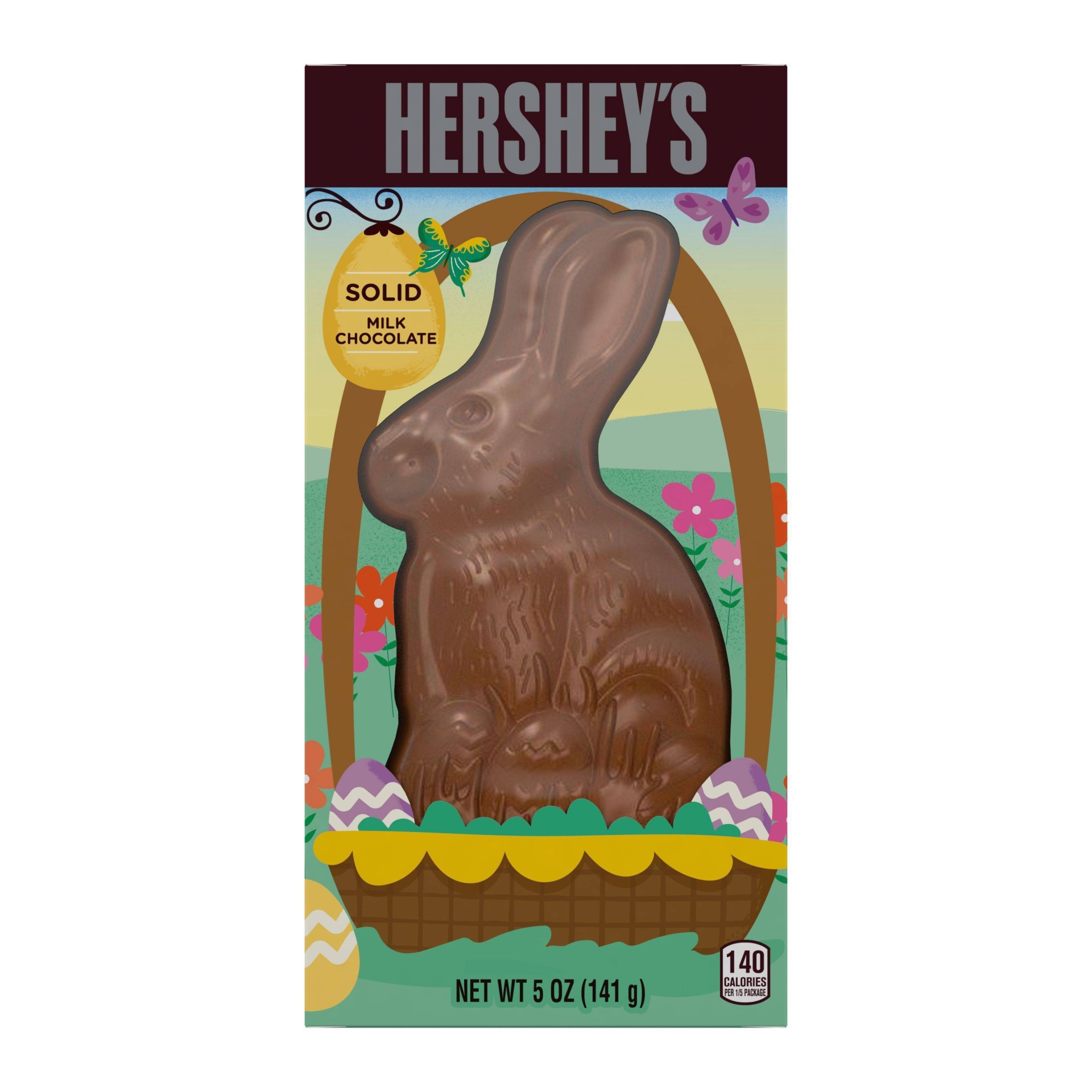 slide 1 of 2, Hershey's Solid Milk Chocolate Easter Bunny, 5 oz
