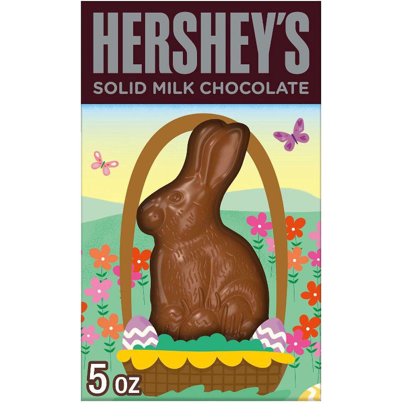 slide 1 of 6, Hershey's's Solid Milk Chocolate Easter Bunny, 5 oz
