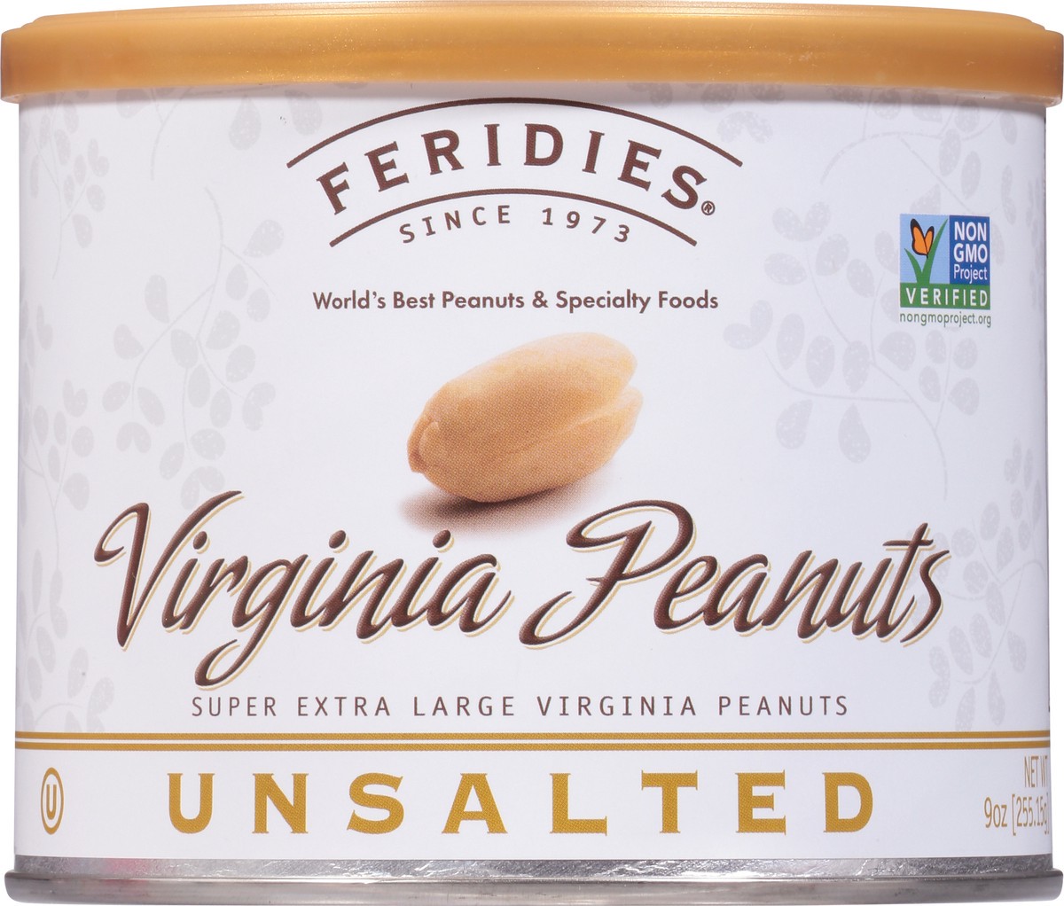 slide 6 of 9, FERIDIES Super Extra Large Unsalted Virginia Peanuts 9 oz, 9 oz