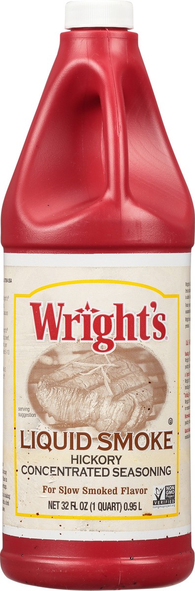 slide 2 of 7, Wright's Liquid Smoke Hickory Concentrated Seasoning 32 fl oz, 32 fl oz