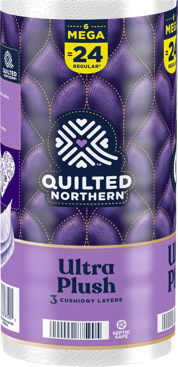 slide 3 of 4, Quilted Northern Ultra Plush Toilet Paper, 6 Mega Rolls, 6 ct
