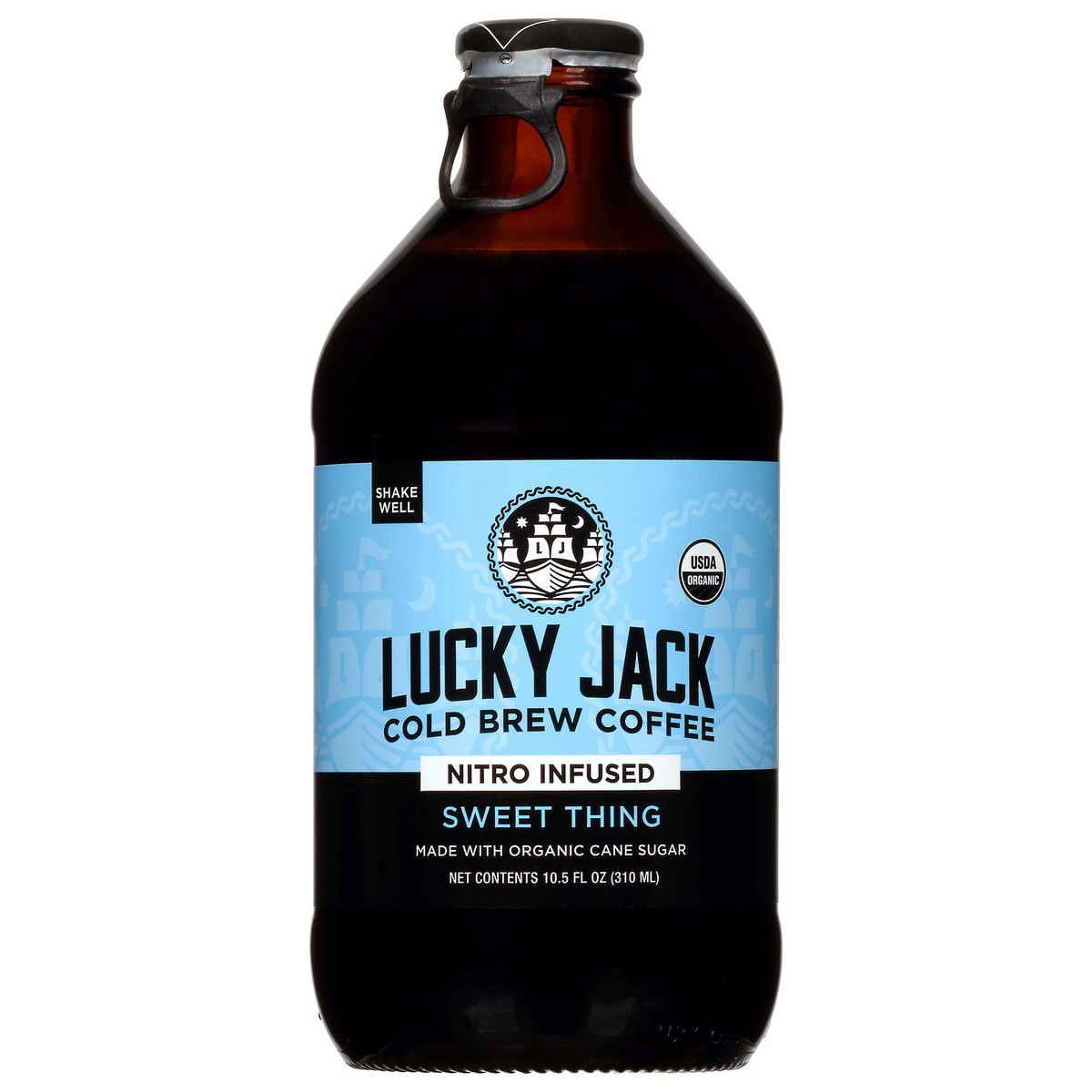 slide 13 of 14, Lucky Jack Nitro Infused Cold Brew Sweet Thing Coffee 10.5 oz, 10.5 oz