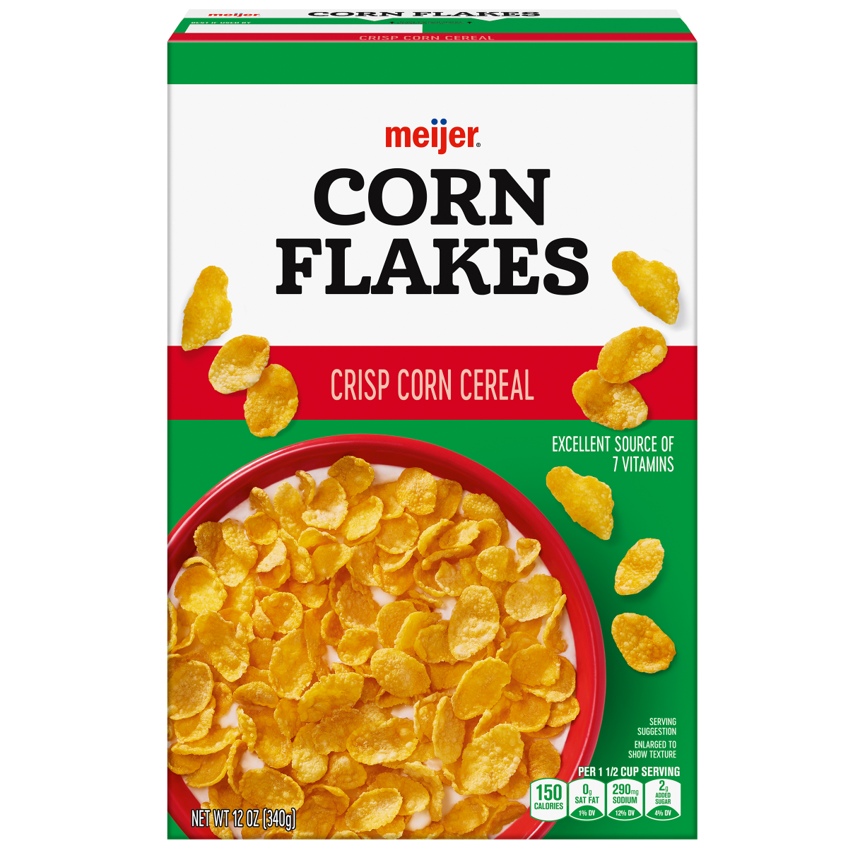 slide 1 of 29, Meijer Corn Flakes, 12 oz