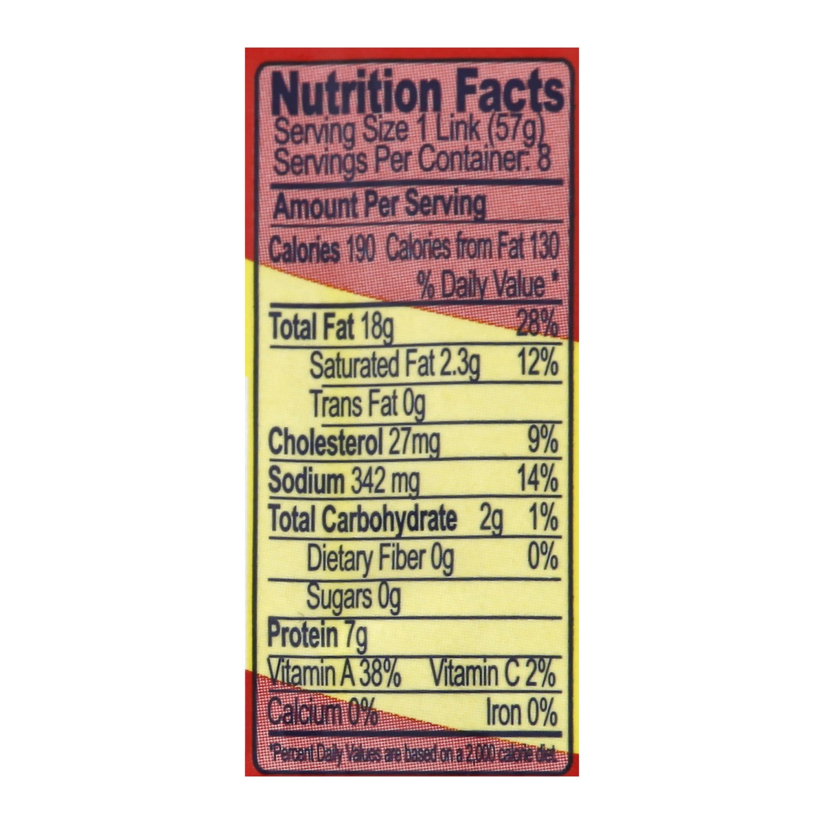 slide 5 of 9, El Latino Sausage 1 lb, 1 lb