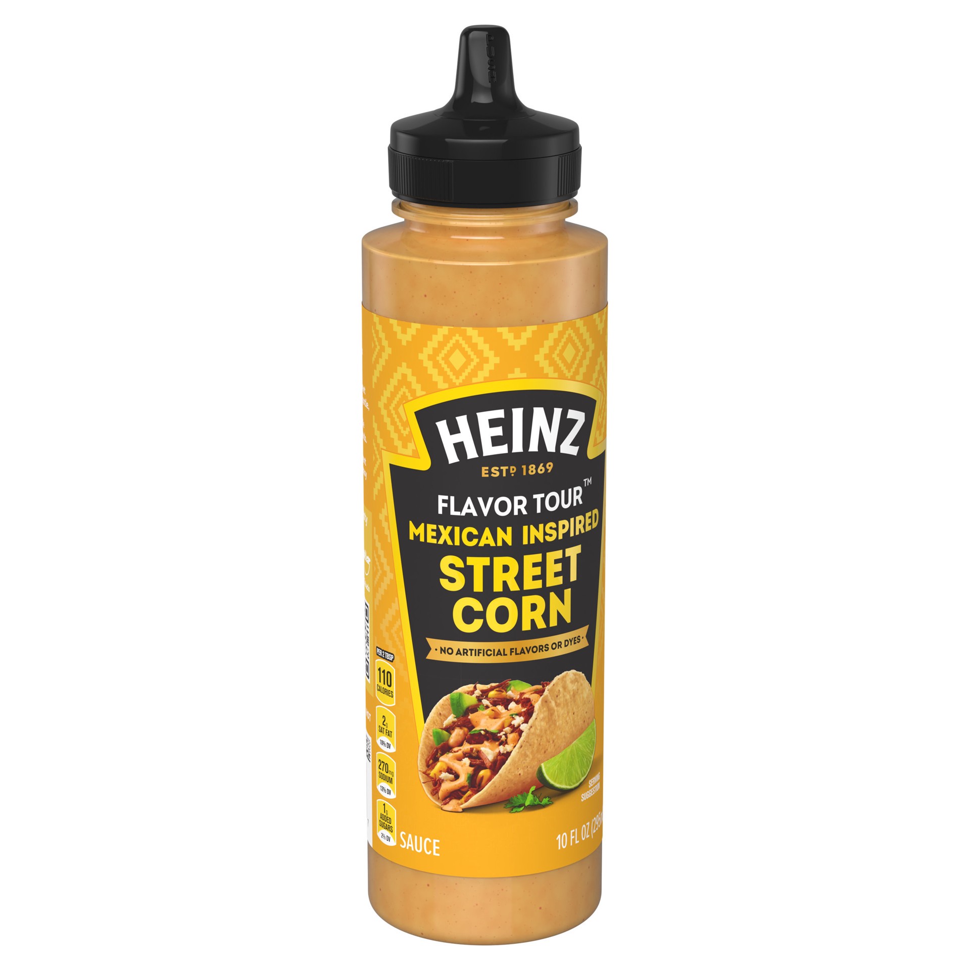 slide 3 of 5, Heinz Flavor Tour Mexican Inspired Street Corn Sauce, 10 fl oz Bottle, 10 fl oz