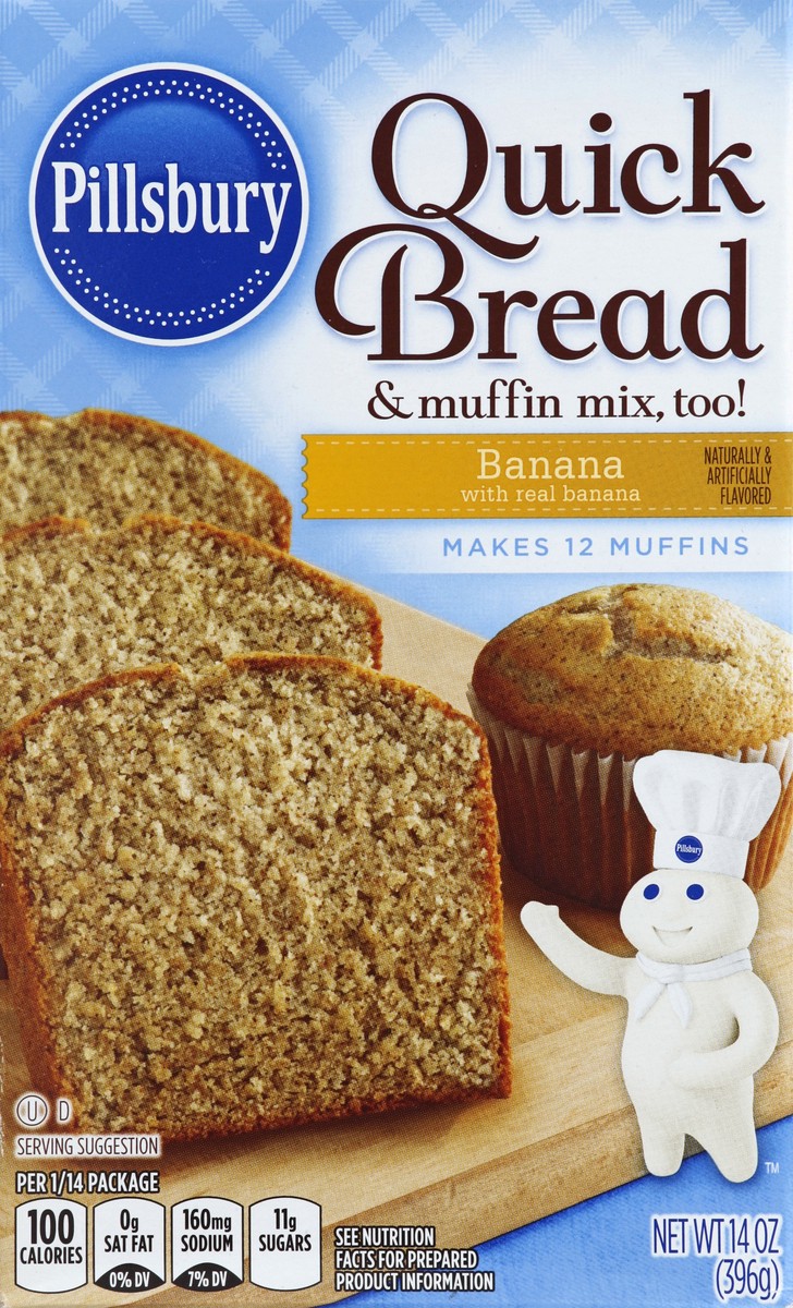 slide 5 of 7, Pillsbury Banana Bread Mix, 14 oz