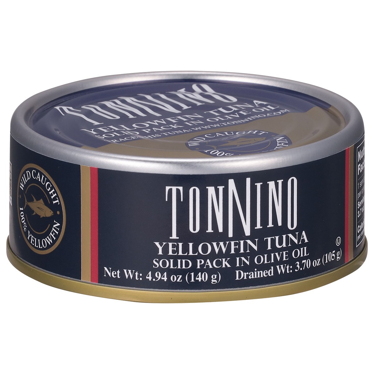 slide 6 of 13, Tonnino Solid Pack in Olive Oil Yellowfin Tuna 4.94 oz, 4.94 oz