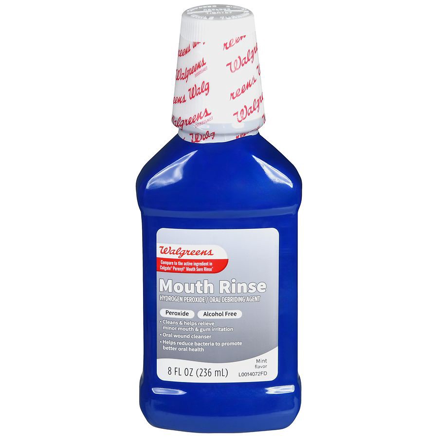 slide 1 of 5, Walgreens Peroxide Mouth Rinse, 8 fl oz