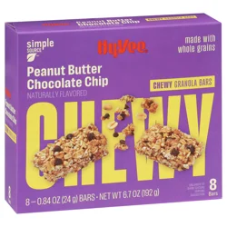 Hy-vee Peanut Butter Chocolate Chip Chewy Granola Bars