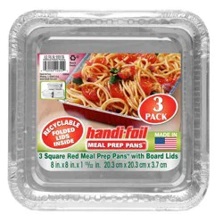 Square Meal Prep Pan