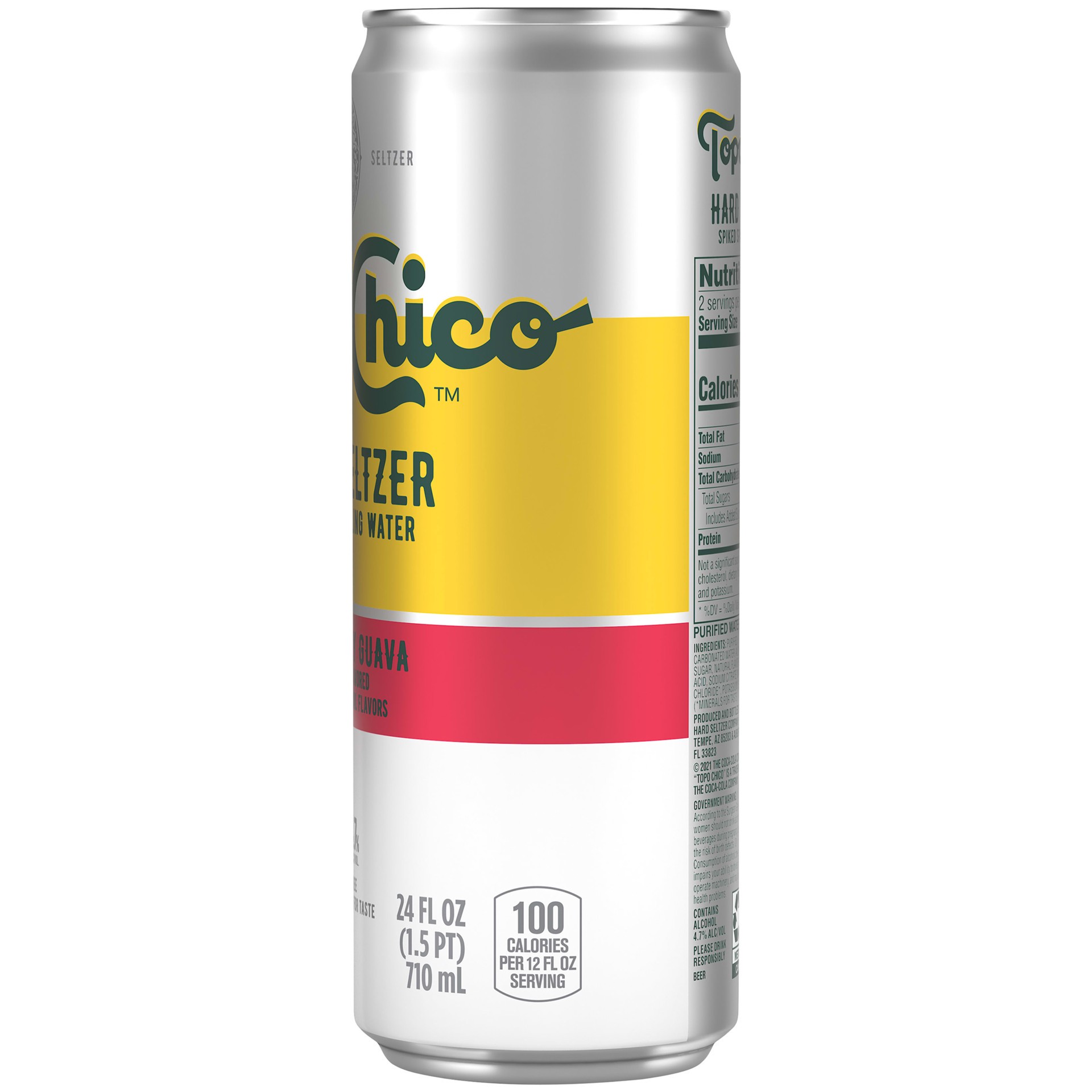 slide 4 of 4, Topo Chico Hard Seltzer, Strawberry Guava, 24 oz