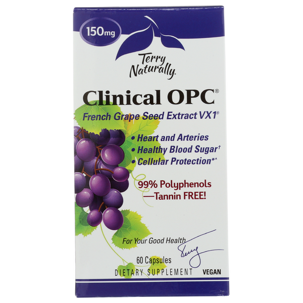 slide 1 of 1, Terry Naturally Clinical Opc French Grape Seed Extract, 1 ct