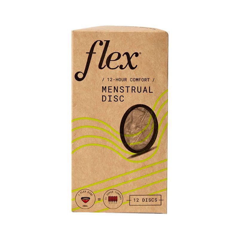 slide 1 of 1, Flex One Size Menstrual Discs, 12 ct