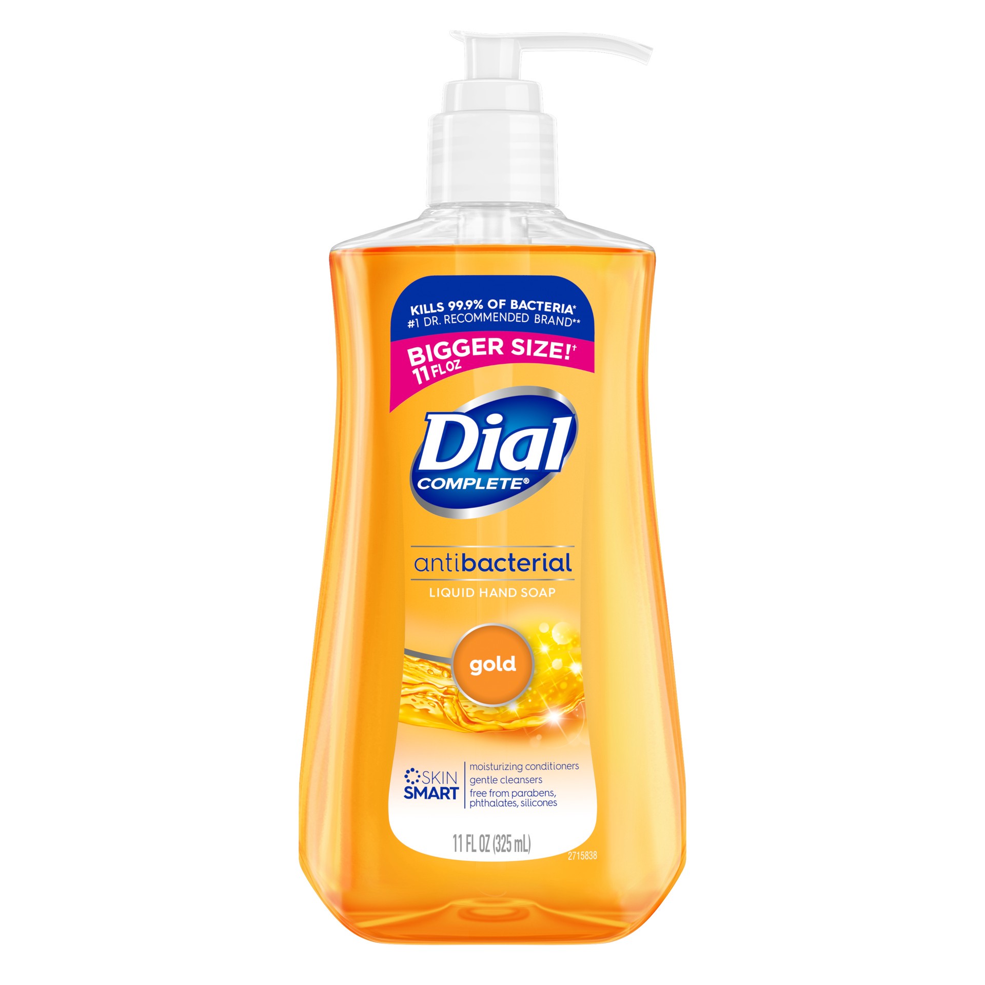 slide 3 of 5, Dial Antibacterial Defense Gold Hand Soap + Aloe 11 fl oz, 11 oz