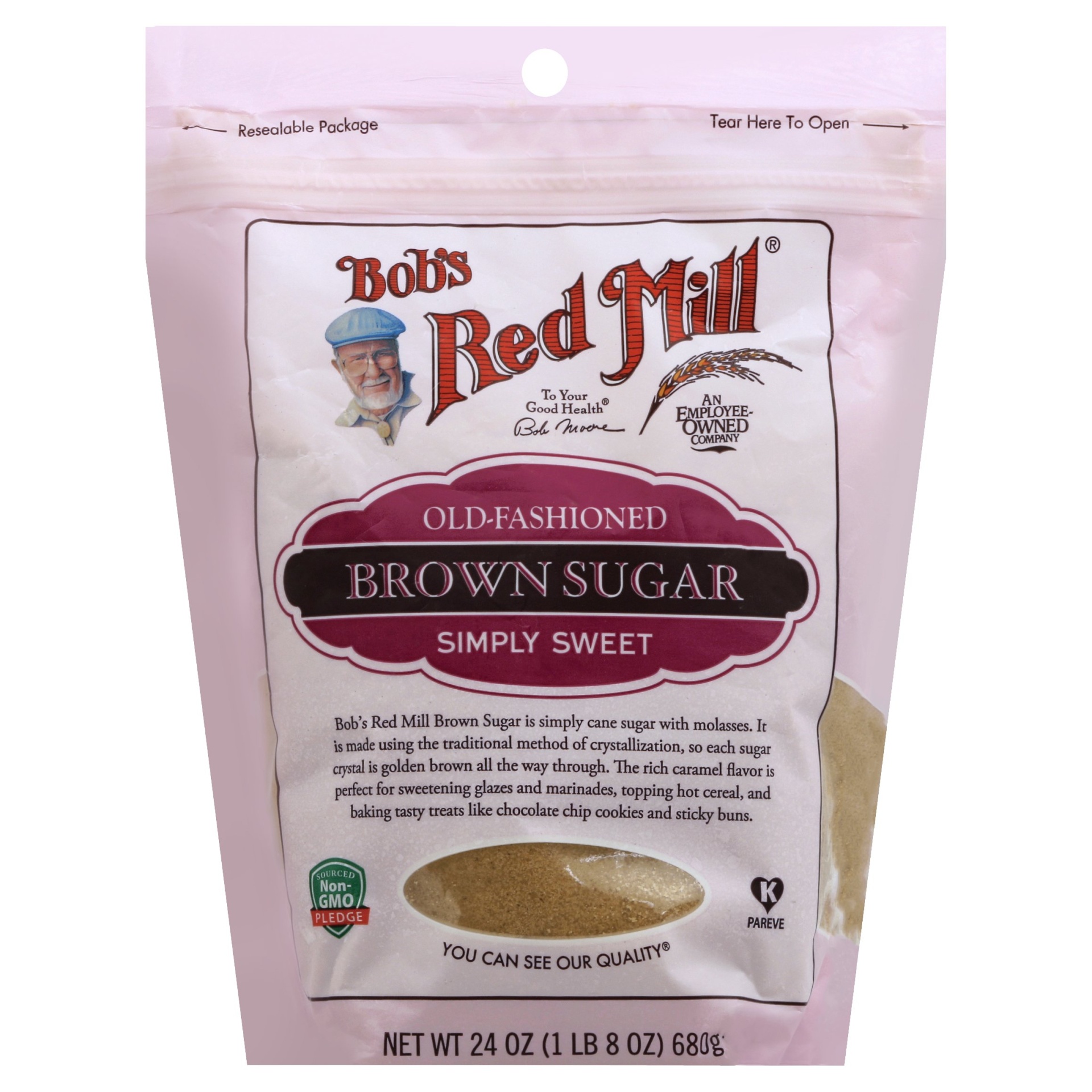 slide 1 of 1, Bob's Red Mill Brown Sugar, 24 oz