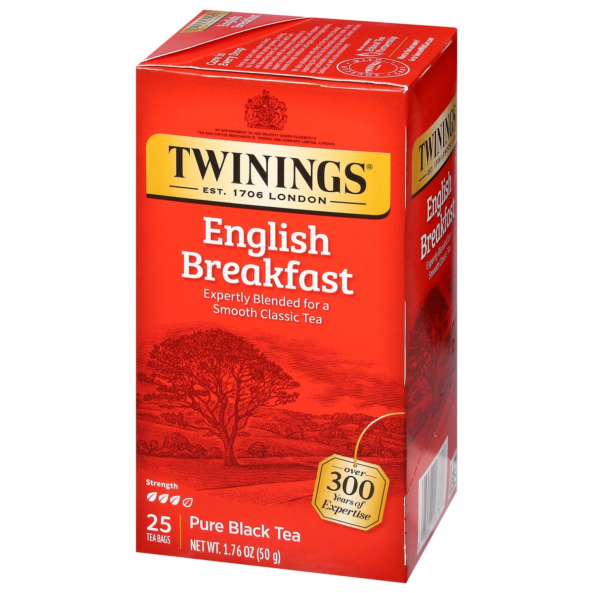 slide 6 of 16, Twinings English Breakfast Pure Black Tea 25 Bags - 25 ct, 25 ct