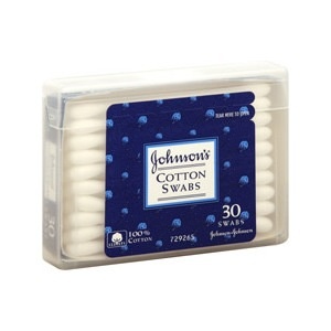 slide 1 of 1, Johnson & Johnson Johnson's Cotton Swabs, 30 ct