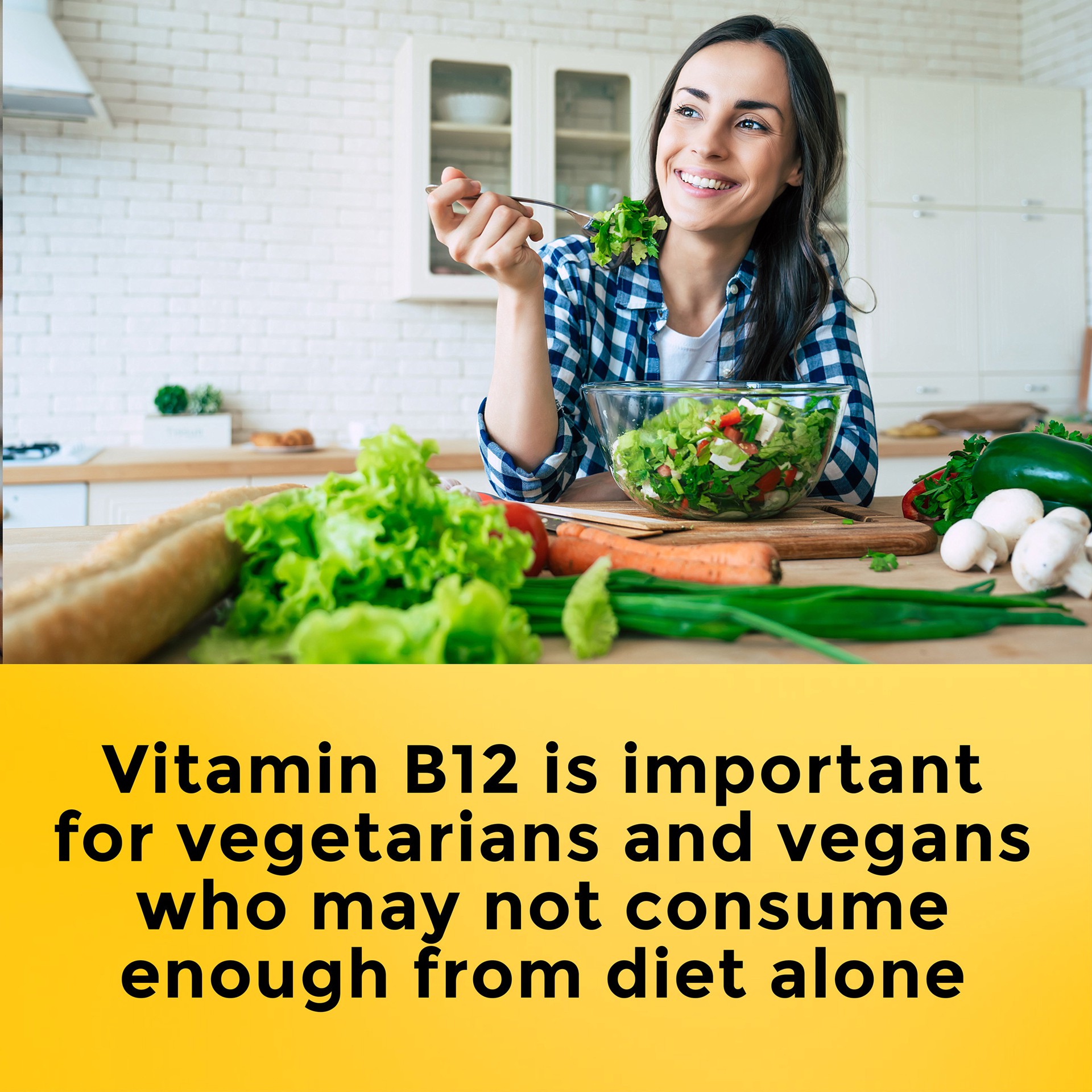 slide 6 of 8, Nature Made Vitamin B12 1000 mcg, Easy to Take Sublingual B12 for Energy Metabolism Support, 50 Sugar Free Fast Dissolve Tablets, 50 Day Supply, 50 ct
