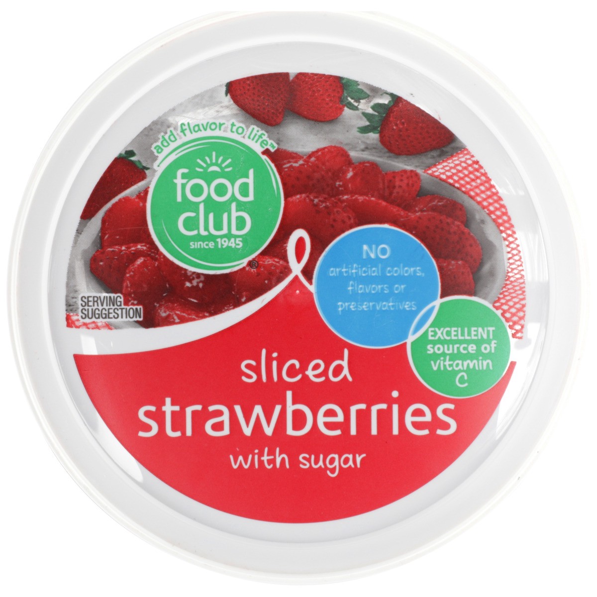 slide 5 of 9, Food Club Sliced Strawberries In Sugar, 16 oz