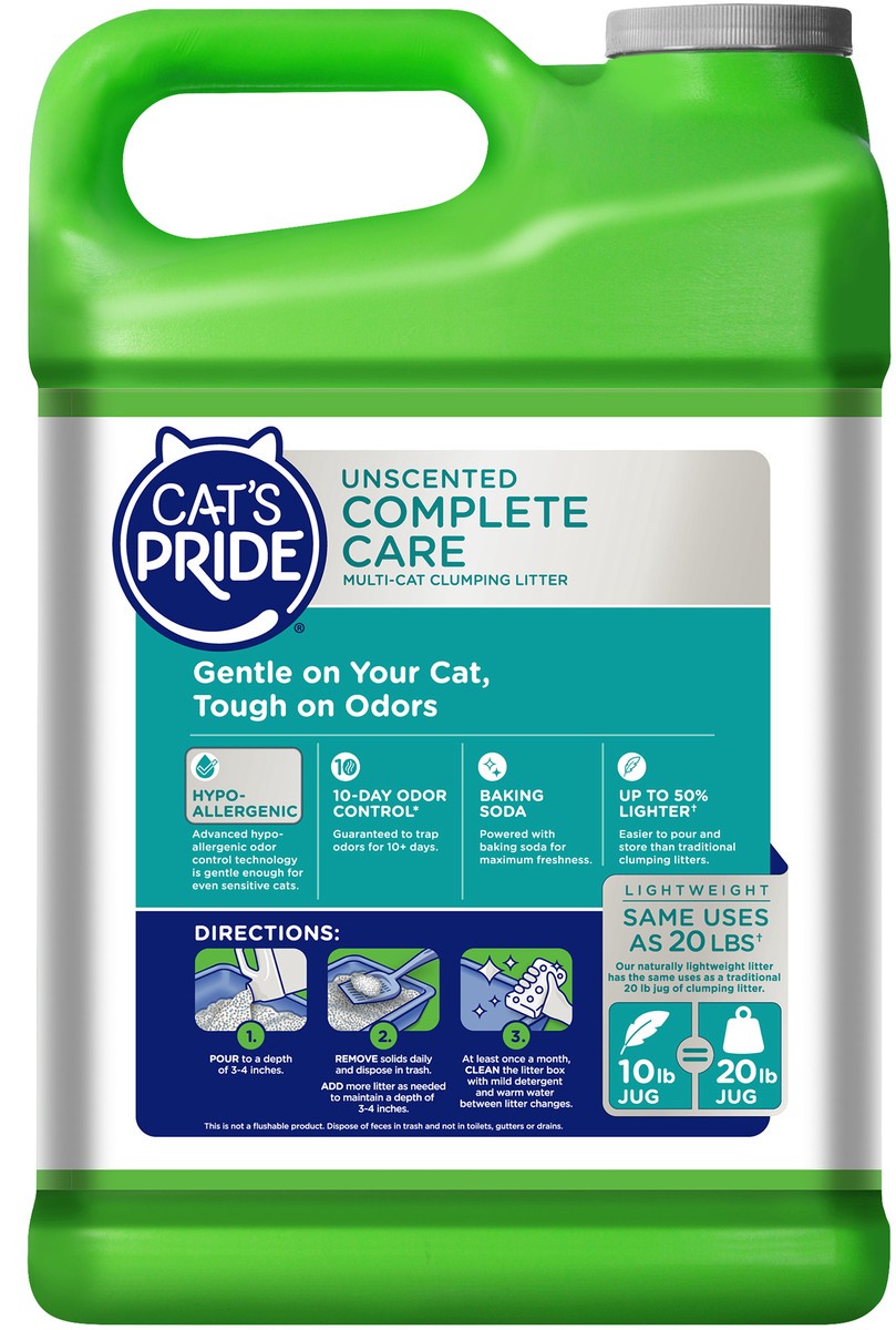 slide 2 of 11, Cat's Pride Fresh Light Ultimate Care Hypoallergenic Litter Unscented Multicat, 10 lb