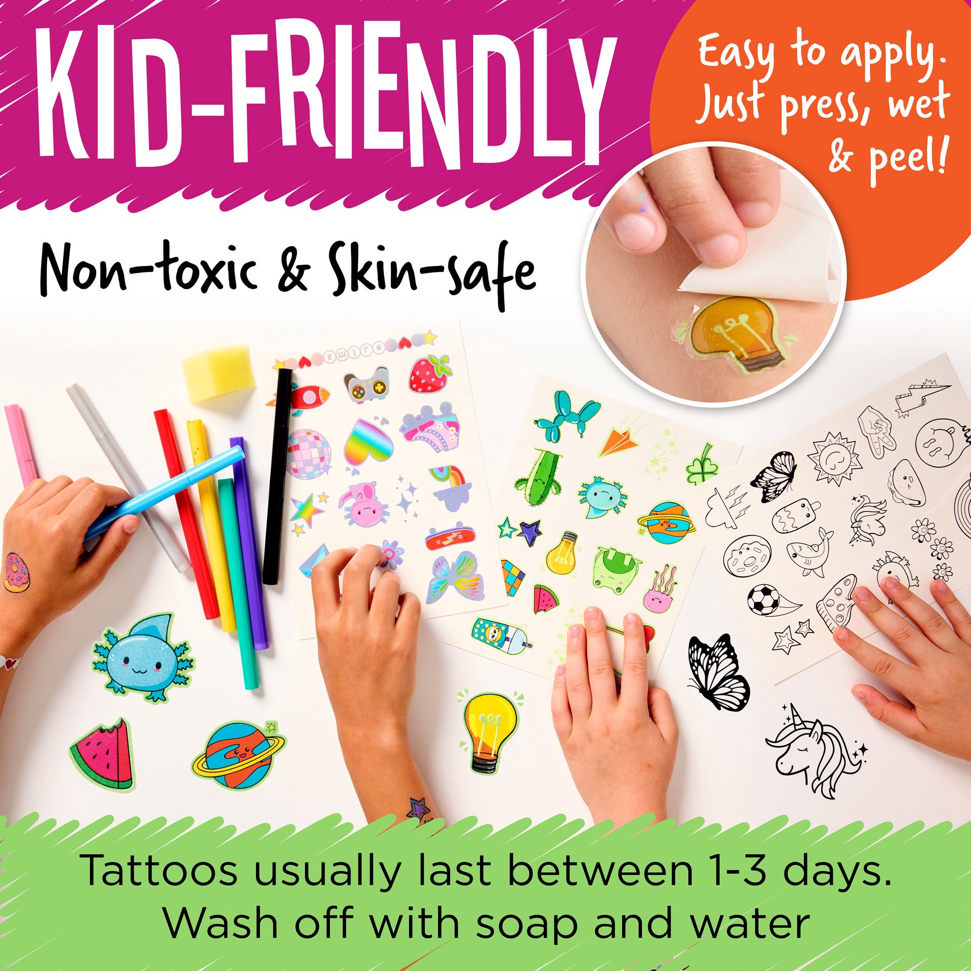 slide 2 of 8, Faber-Castell Creativity For Kids Tattoo Designer Studio, 1 ct