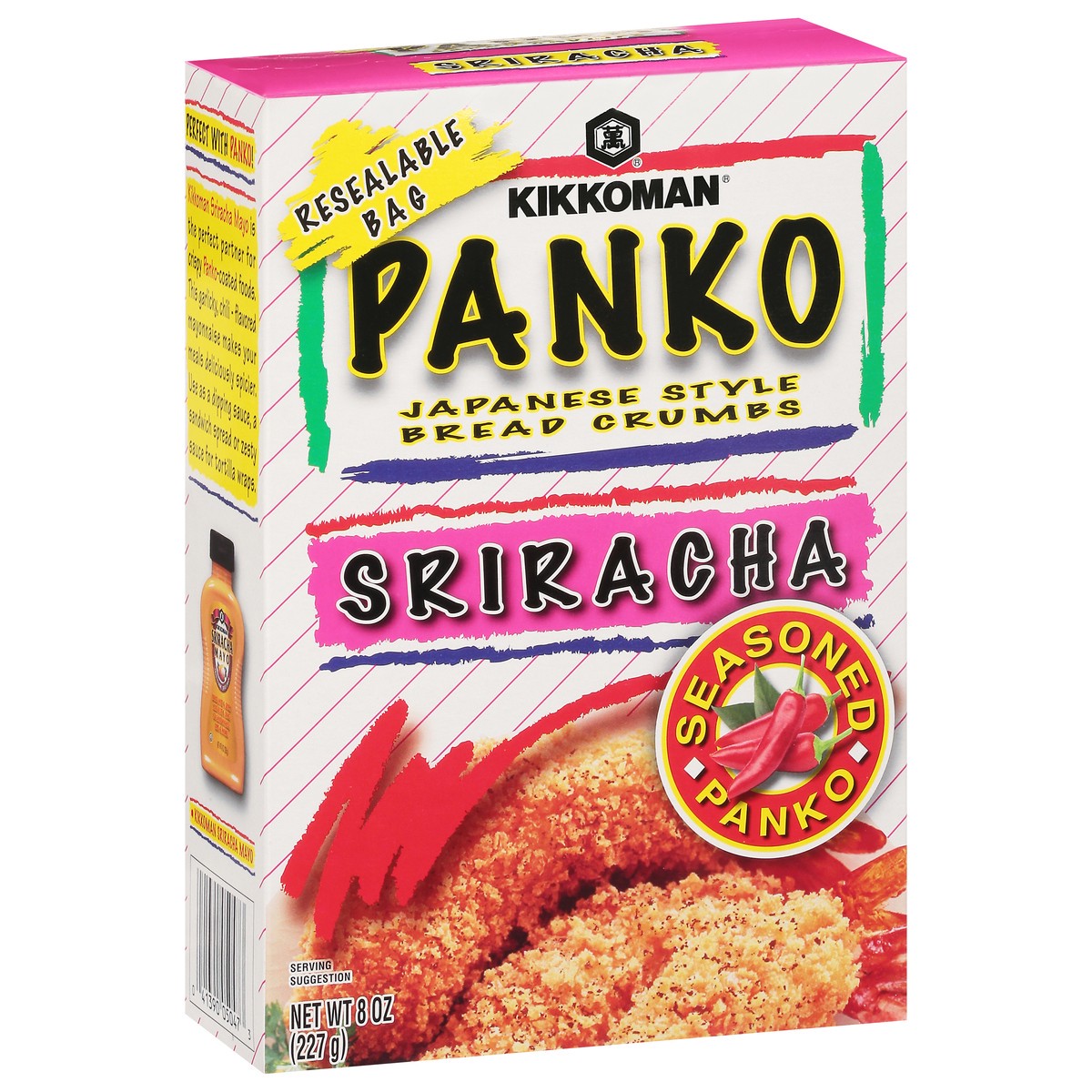 slide 2 of 9, Kikkoman Japanese Style Bread Crumbs Sriracha Panko 8 oz, 8 oz