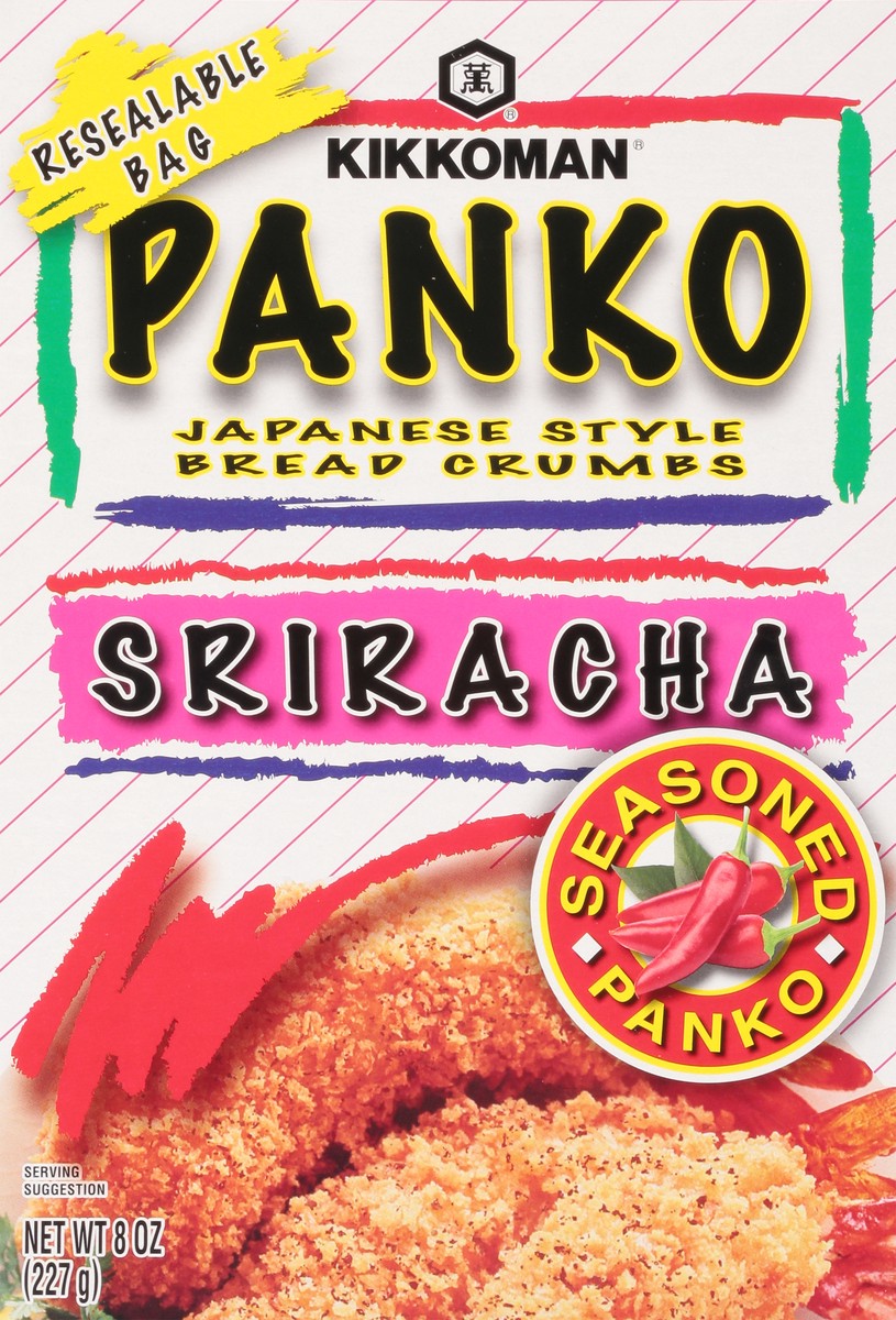 slide 6 of 9, Kikkoman Japanese Style Bread Crumbs Sriracha Panko 8 oz, 8 oz