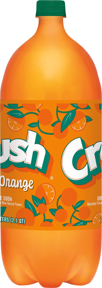 slide 8 of 12, Crush Orange Soda, 2 L bottle, 2 liter