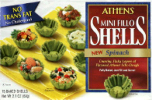 slide 1 of 1, Athens Spinach Mini Shells 15C, 1 ct