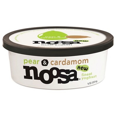 slide 1 of 1, Noosa Pear And Cardamom Flavored Finest Australian Style Yogurt, 8 oz