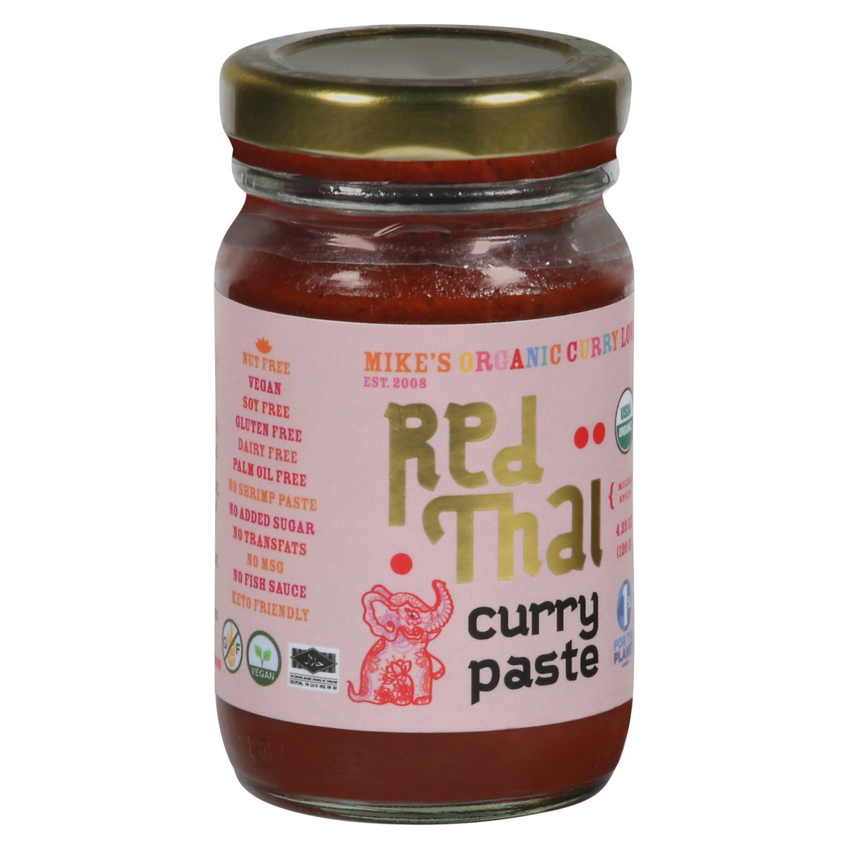 slide 6 of 9, Mike's Organic Curry Love Mildly Spicy Red Thai Curry Paste 4.23 oz, 4.23 oz