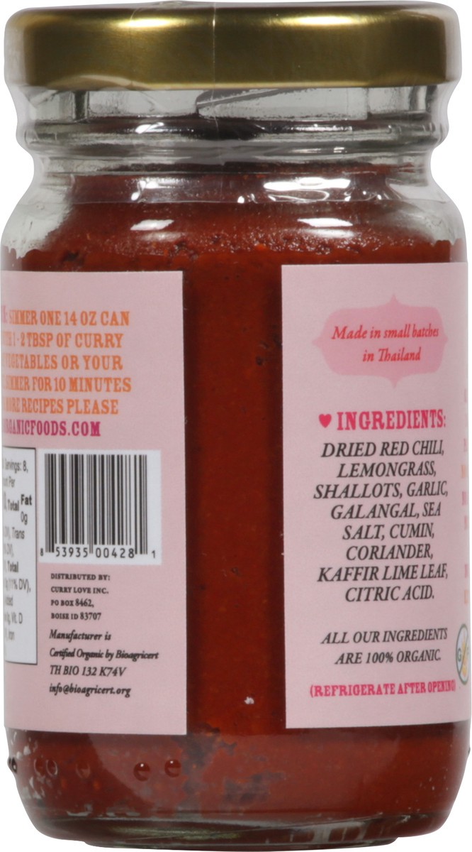 slide 8 of 9, Mike's Organic Curry Love Mildly Spicy Red Thai Curry Paste 4.23 oz, 4.23 oz
