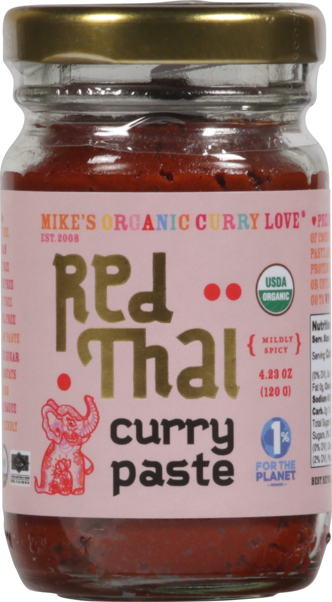 slide 7 of 9, Mike's Organic Curry Love Mildly Spicy Red Thai Curry Paste 4.23 oz, 4.23 oz