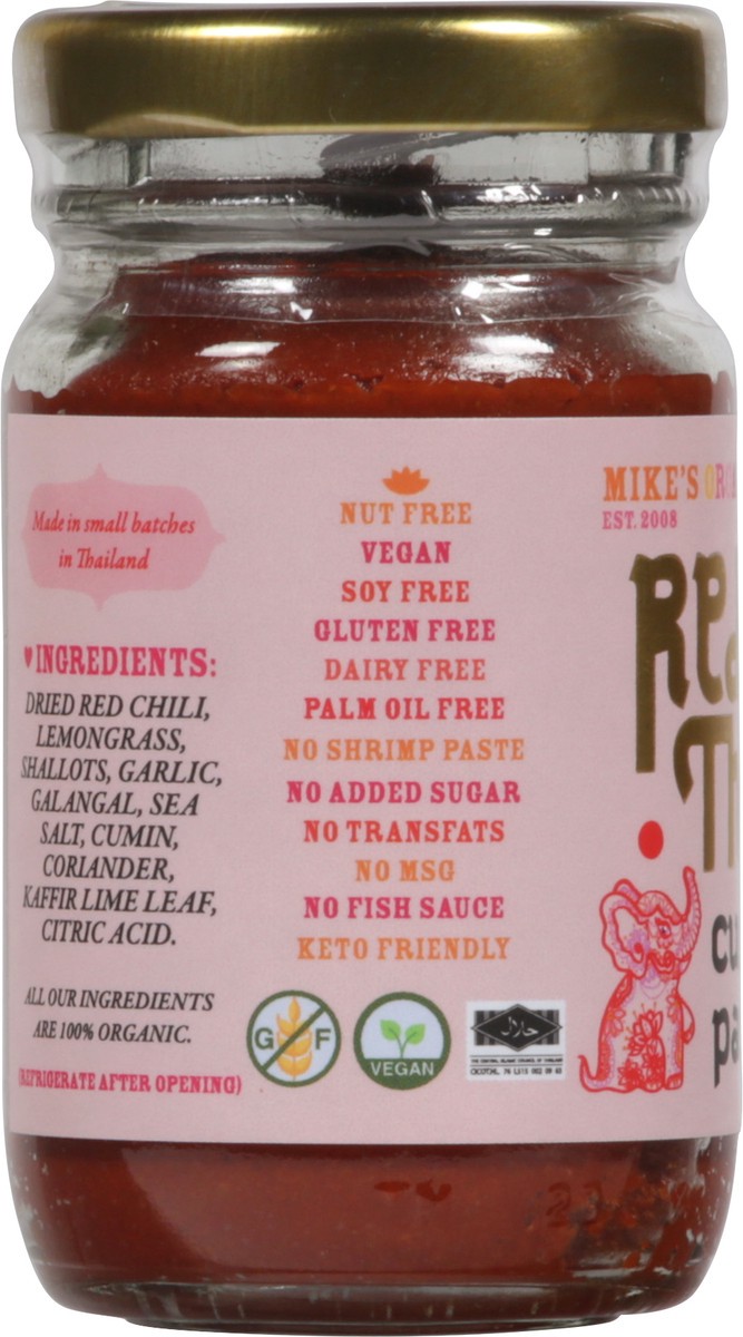 slide 9 of 9, Mike's Organic Curry Love Mildly Spicy Red Thai Curry Paste 4.23 oz, 4.23 oz