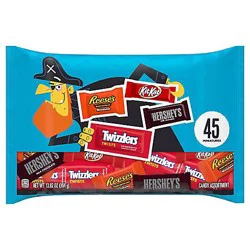 Hershey's Miniatures Assorted Flavored Halloween Candy Bag Multipack - 45-13.92 Oz
