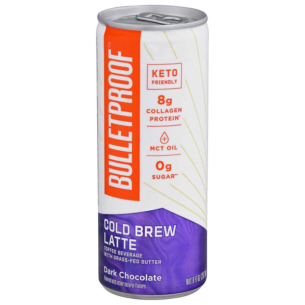 slide 1 of 14, Bulletproof Nutrition Cold Brew Latte Dark Chocolate, 8 oz