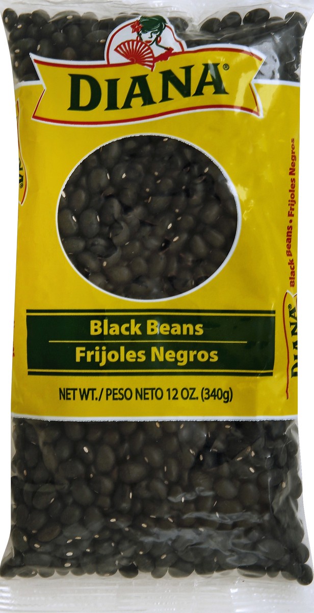 slide 1 of 1, Diana Black Beans 12 oz, 12 oz