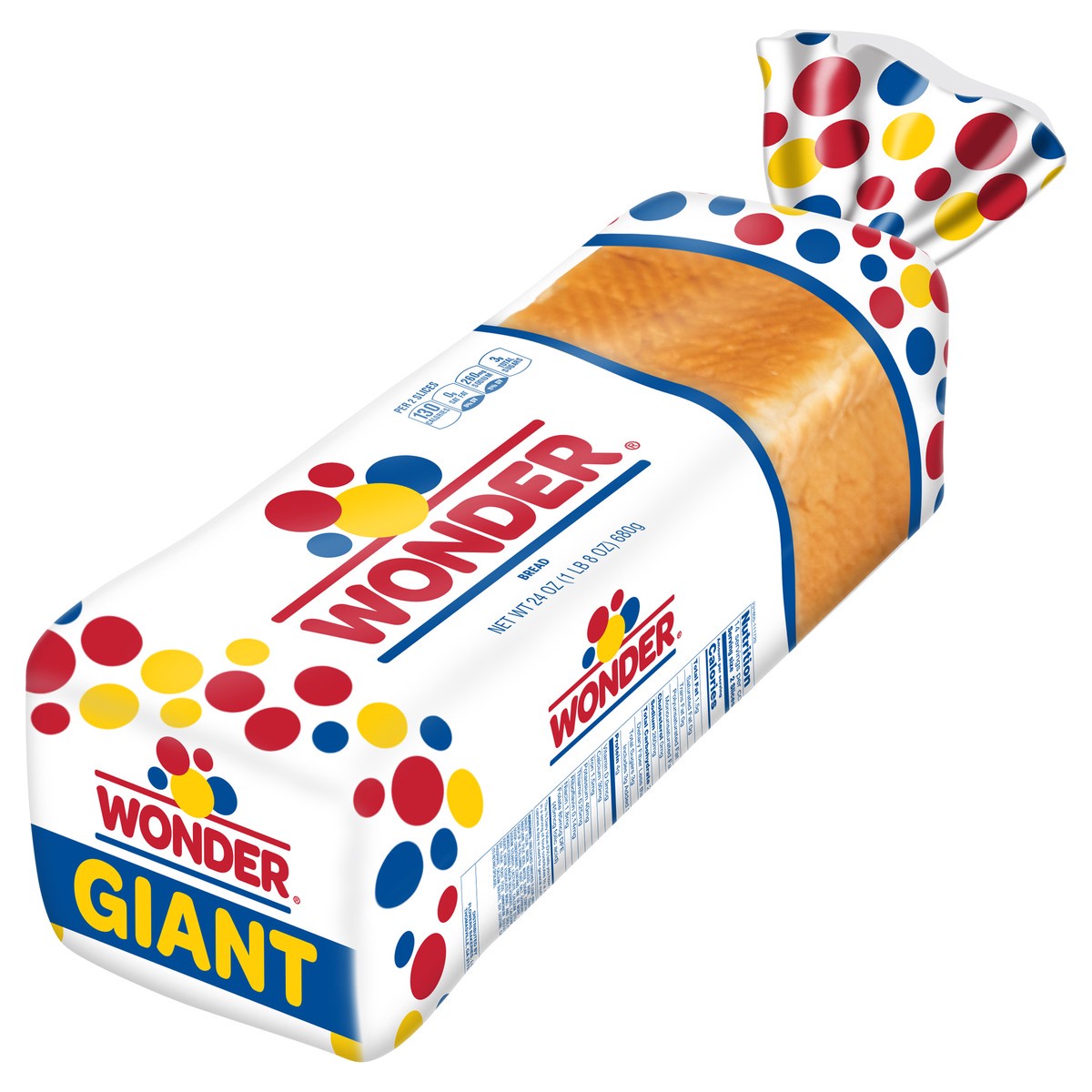 slide 3 of 10, Wonder Bread Giant 24 oz, 24 oz