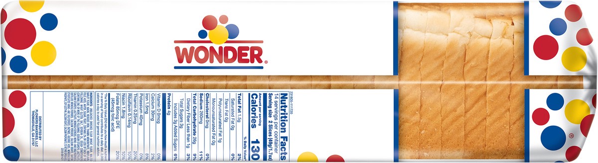 slide 6 of 8, Wonder Bread Giant 24 oz, 24 oz