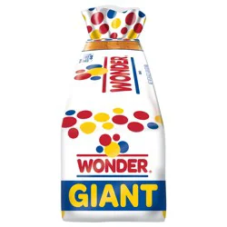 Wonder Bread Giant White Sandwich Bread, Sliced White Bread, 24 oz Loaf