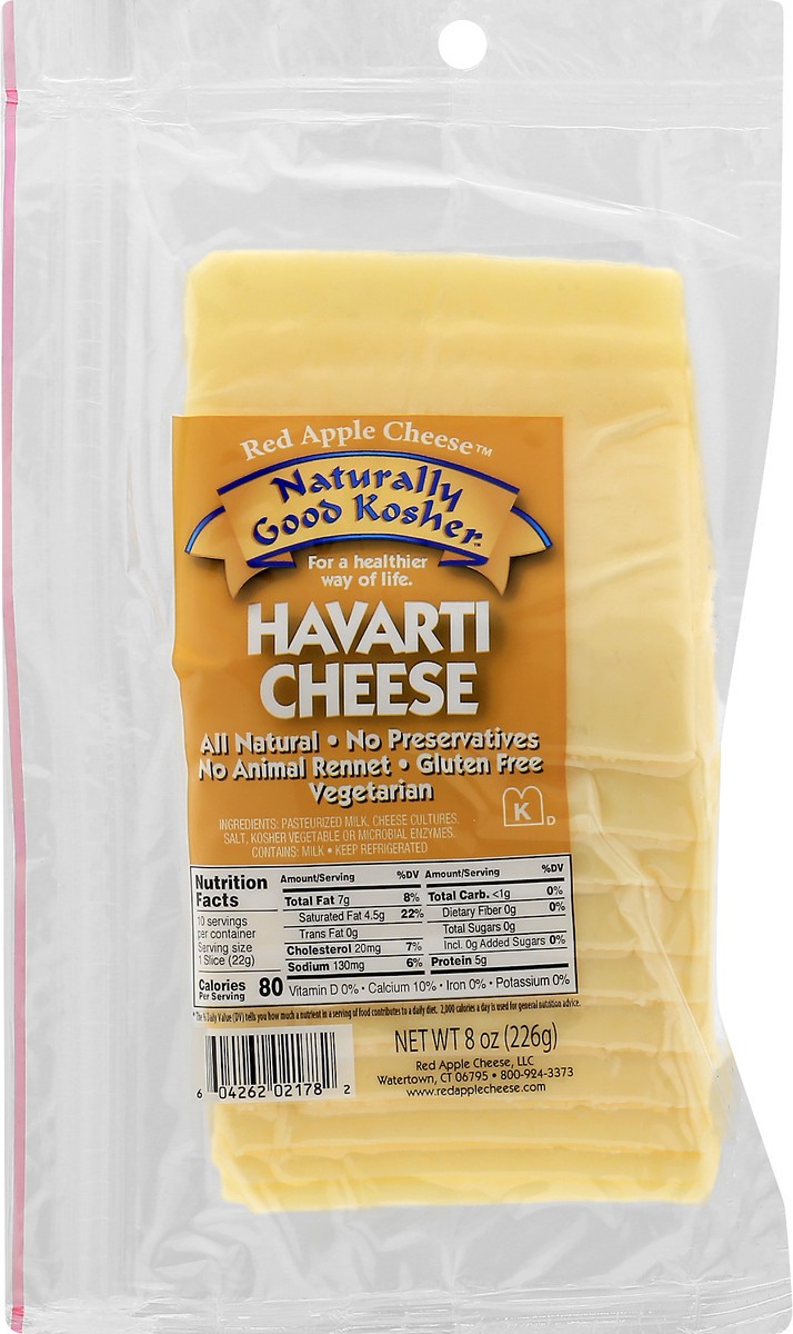 slide 4 of 12, Red Apple Cheese Havarti Cheese, 8 oz