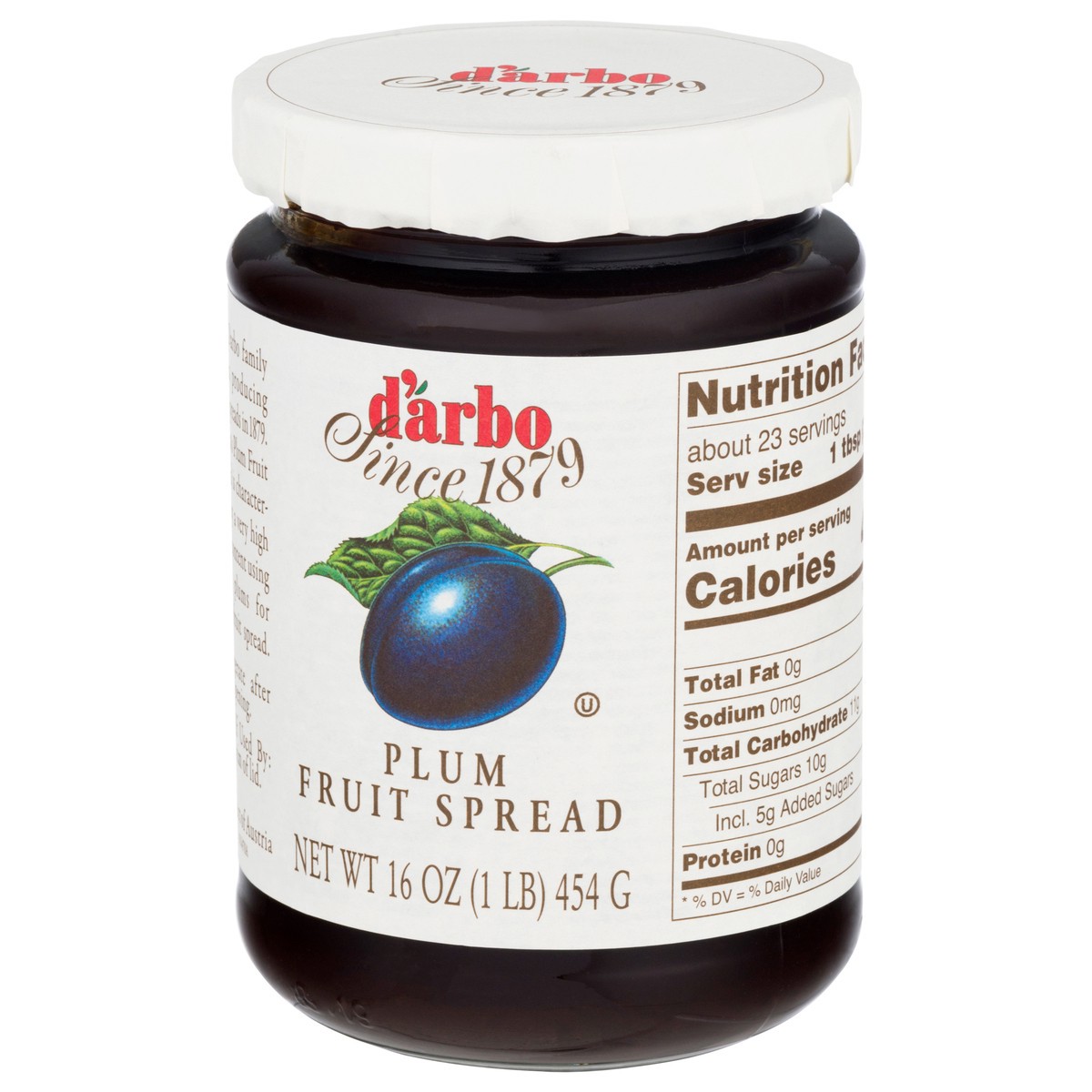 slide 3 of 11, d'Arbo Plum Fruit Spread 16 oz, 16 oz