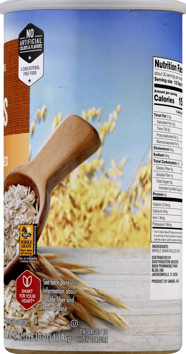 slide 12 of 13, Se Grocers Old Fsnd Oats - 42 oz, 42 oz