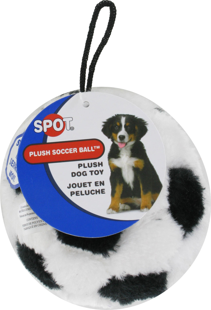 slide 3 of 3, SPOT Ethical-Plush Soccer Ball Dog Toy, 1 ct