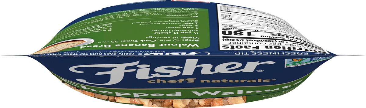 slide 6 of 11, Fisher Chef's Naturals Chopped Walnuts 6 oz. Bag, 6 oz