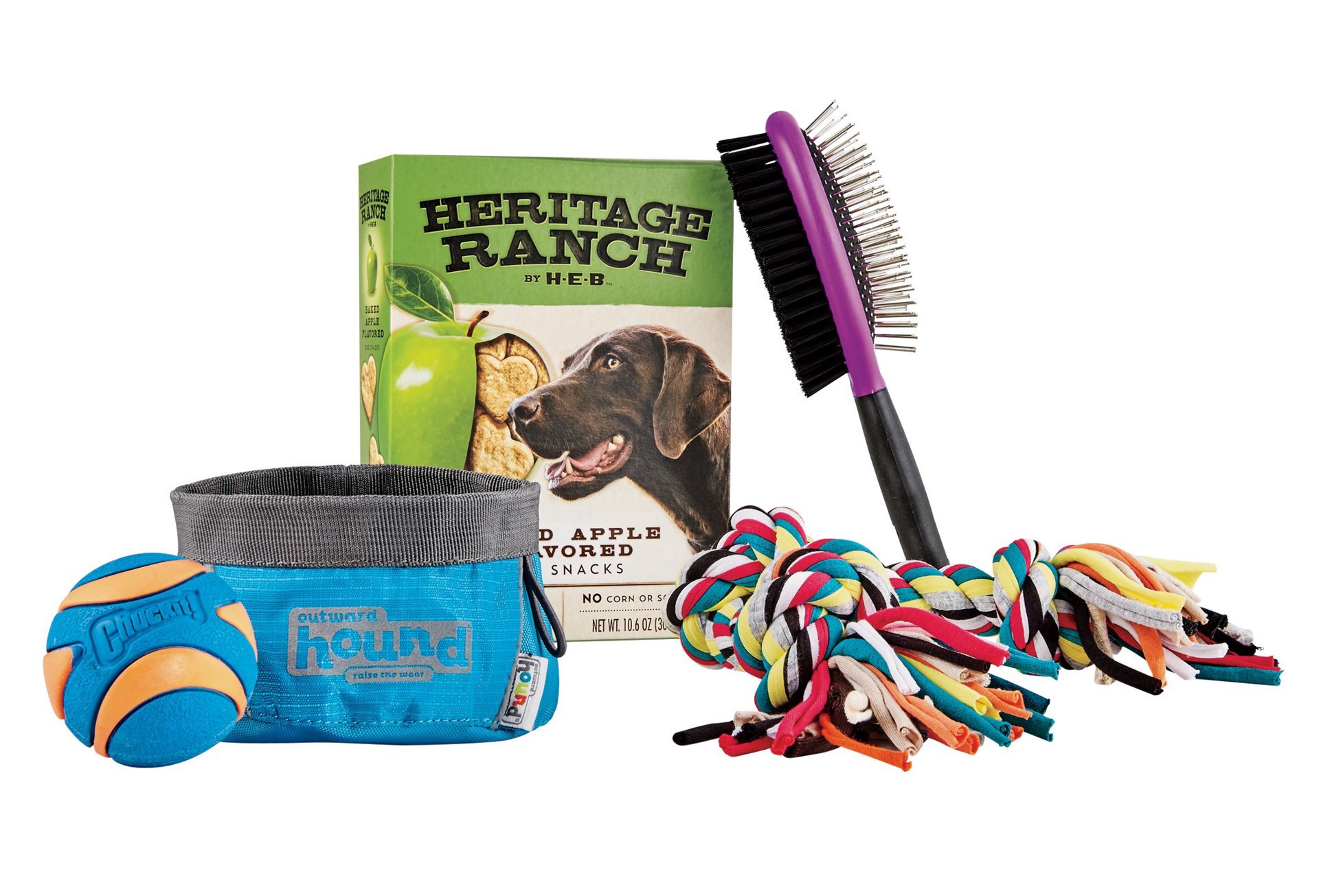 slide 1 of 1, H-E-B Operation Appreciation K9 Treat and Play Pack, 1 ct